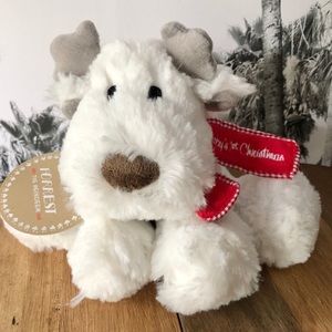Hallmark BABY’S FIRST 1st CHRISTMAS Plush Toy Reindeer Stuffed Animal NWT